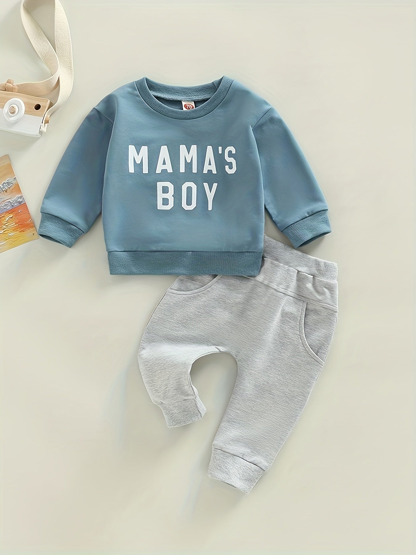 MAMA'S BOY Print Outfit