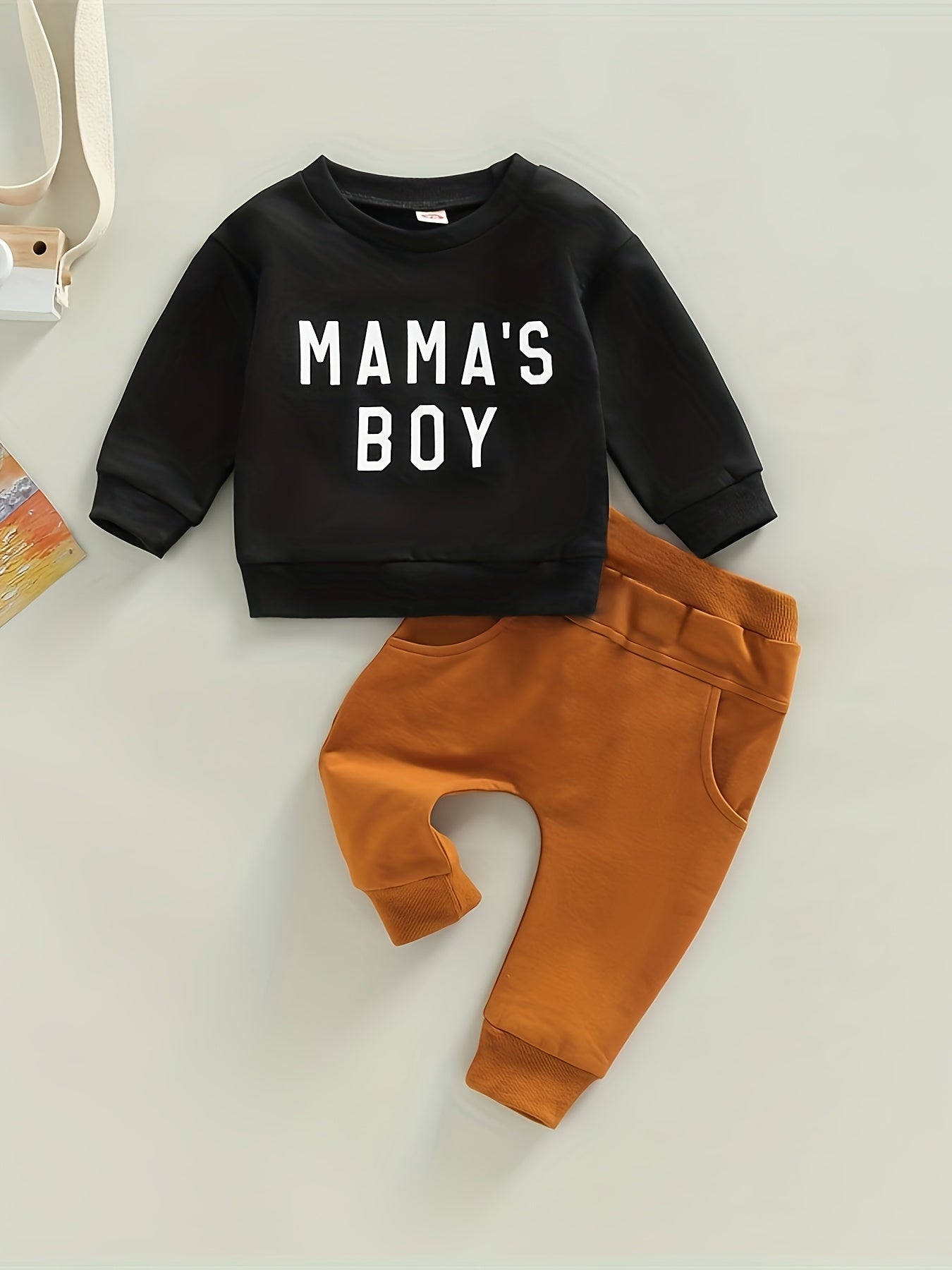 MAMA'S BOY Print Outfit