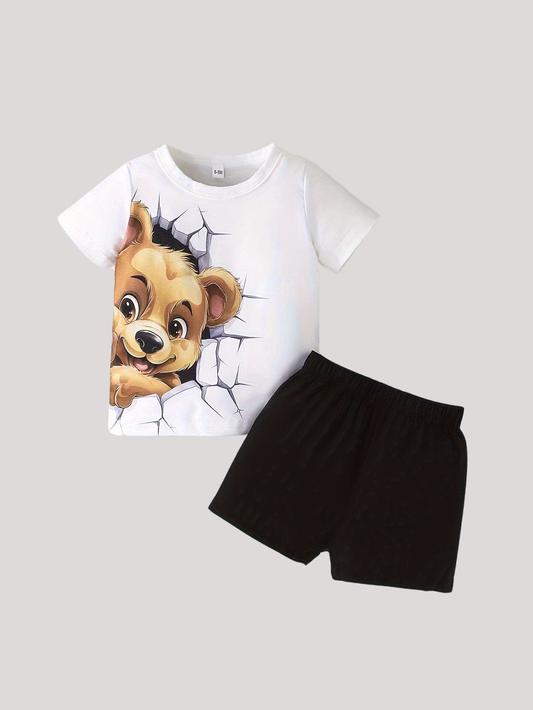 Cute Cartoon Dog Print set