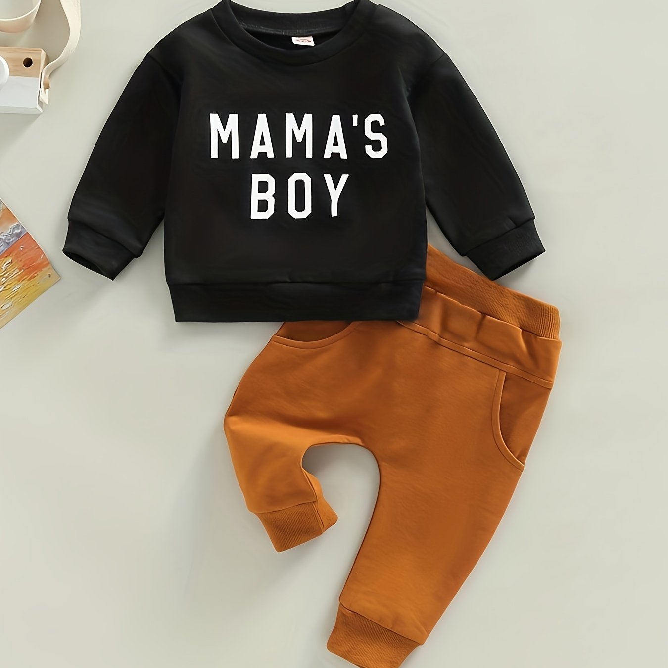 MAMA'S BOY Print Outfit