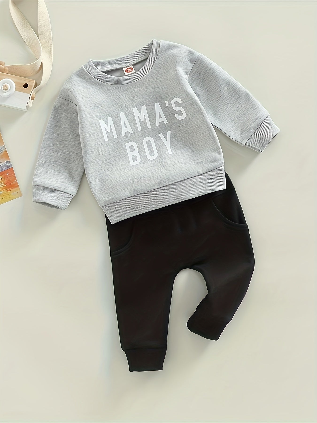 MAMA'S BOY Print Outfit