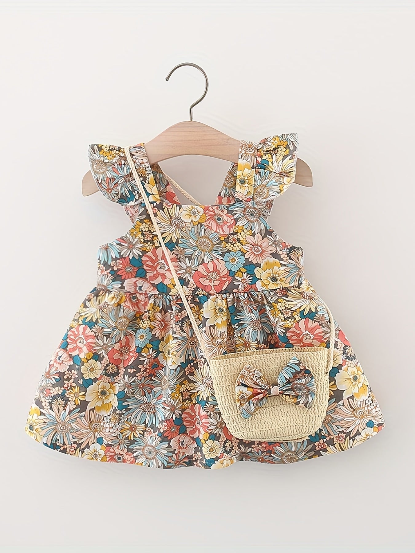 Vintage Baby Girl Dresses Summer Cotton