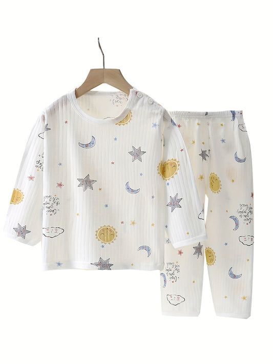 Children's Underwear Set Thin Breathable Cartoon Pattern