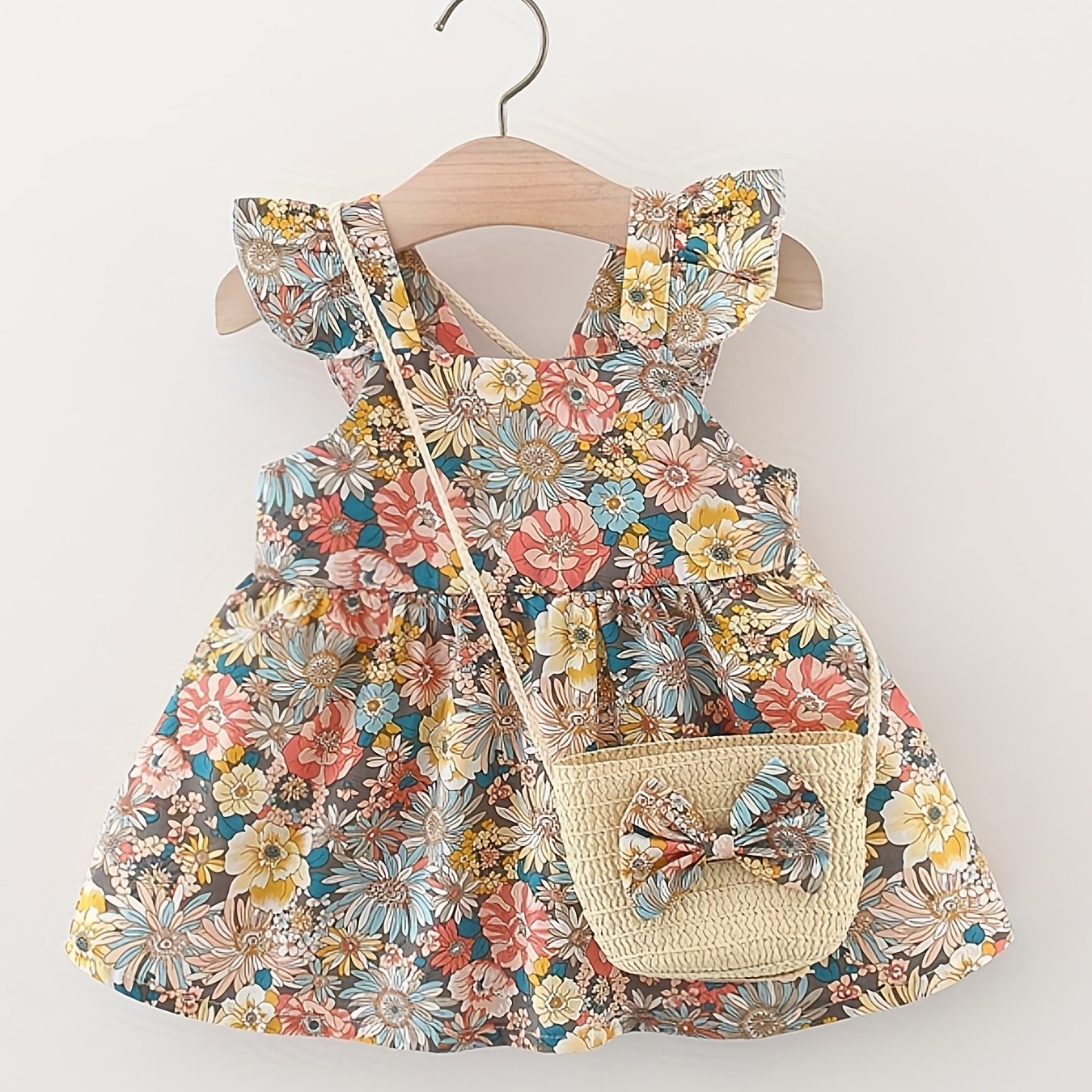 Vintage Baby Girl Dresses Summer Cotton