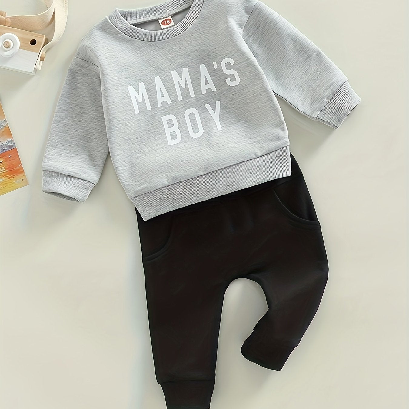 MAMA'S BOY Print Outfit