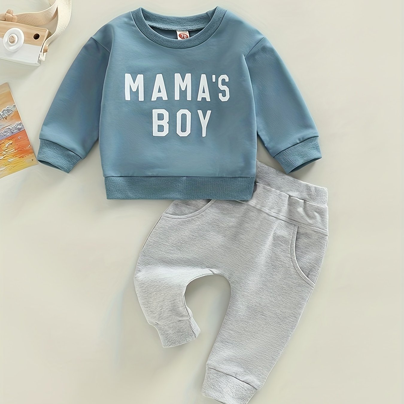 MAMA'S BOY Print Outfit